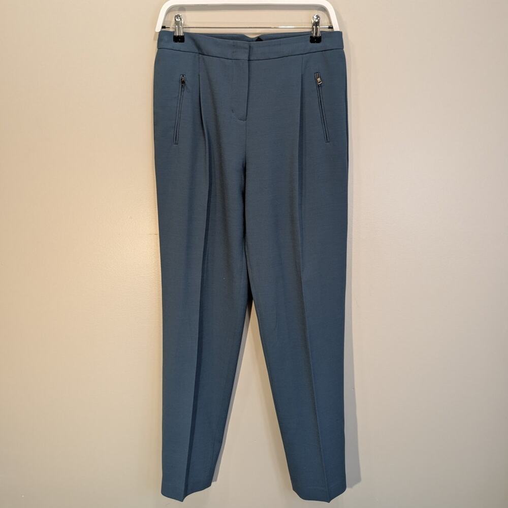 BCBGMaxAzria Drake Pants Teal Work Office Party Brunch Holiday - Size S